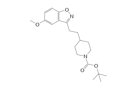4-[2-(5-methoxy-1,2-benzoxazol-3-yl)ethyl]-1-piperidinecarboxylic acid tert-butyl ester