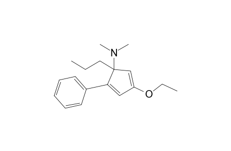 (4-ethoxy-2-phenyl-1-propyl-cyclopenta-2,4-dien-1-yl)-dimethyl-amine