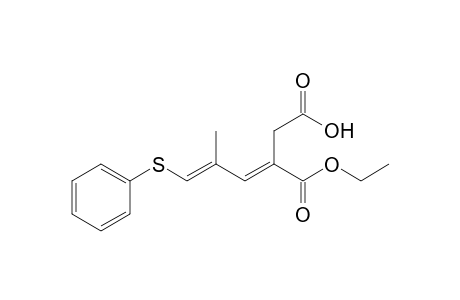 (3E,5E)-3-(Ethoxycarbonyl)-5-methyl-6-thiophenyl-3,5-hexadienoic acid