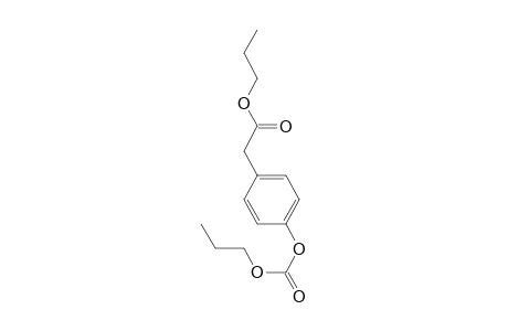 (4-(N-Propyloxycarbonyl)oxyphenyl)acetic acid, N-propyl ester