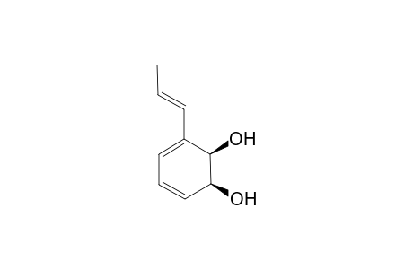 cis-(1S,2R)-1,2-Dihydroxy-3-(trans-1'-propenyl)cyclohexa-3,5-diene
