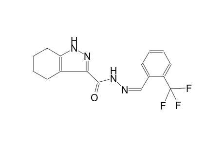 1H-indazole-3-carboxylic acid, 4,5,6,7-tetrahydro-, 2-[(Z)-[2-(trifluoromethyl)phenyl]methylidene]hydrazide