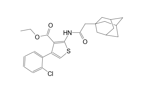 ethyl 2-[(1-adamantylacetyl)amino]-4-(2-chlorophenyl)-3-thiophenecarboxylate