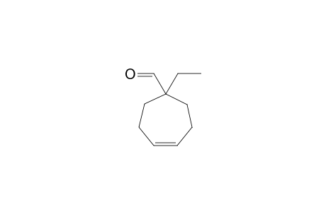 1-Ethylcyclohept-4-ene-1-carbaldehyde