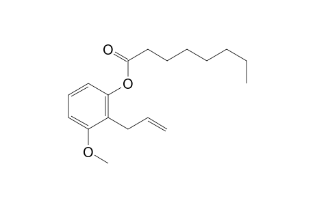 2-allyl-3-methoxyphenyl octanoate