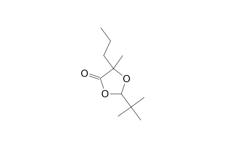2-t-Butyl-5-methyl-5-propyl-[1,3]dioxolan-4-one