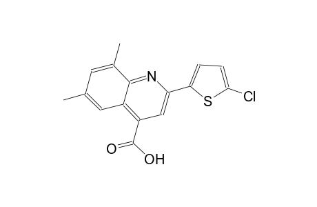 2-(5-chloro-2-thienyl)-6,8-dimethyl-4-quinolinecarboxylic acid