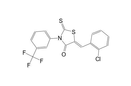 (5Z)-5-(2-chlorobenzylidene)-2-thioxo-3-[3-(trifluoromethyl)phenyl]-1,3-thiazolidin-4-one