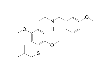2-(2,5-Dimethoxy)-4-[((2-methylpropyl)thio)phenyl]-N-(3-methoxyphenyl)ethan-1-amine