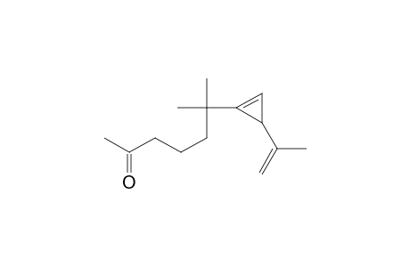 2-Heptanone, 6-methyl-6-[3-(1-methylethenyl)-1-cyclopropen-1-yl]-