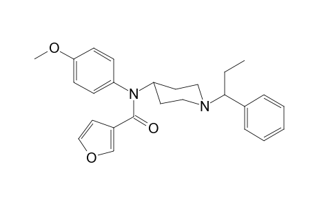 N-4-Methoxyphenyl-N-[1-(1-phenylpropyl)piperidin-4-yl]furan-3-carboxamide