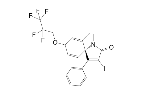 cis-3-Iodo-1,6-dimethyl-4-phenyl-8-(2,2,3,3,3-pentafluoropropoxy)-1-azaspiro[4.5]deca-3,6,9-trien-2-one