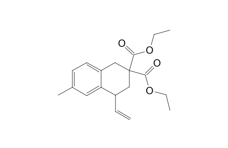 Diethyl 6-methyl-4-vinyl-3,4-dihydronaphthalene-2,2(1H)-dicarboxylate