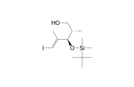 4-Penten-1-ol, 3-[[(1,1-dimethylethyl)dimethylsilyl]oxy]-5-iodo-2,4-dimethyl-, [R-[R*,S*-(E)]]-
