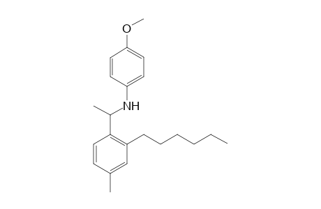 N-{1-(2-n-Hexyl-4-methylphenyl)ethyl}-4-methoxyaniline