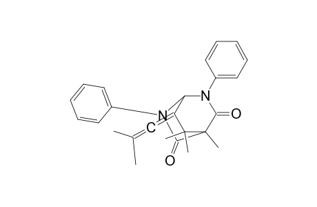 4,8,8-trimethyl-7-(2-methyl-1-propenylidene)-2,6-diphenyl-2,6-diazabicyclo[2.2.2]octane-3,5-dione