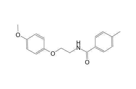 benzamide, N-[2-(4-methoxyphenoxy)ethyl]-4-methyl-