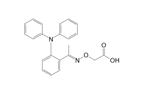 2-[(E)-1-[2-(diphenylamino)phenyl]ethylideneamino]oxyethanoic acid