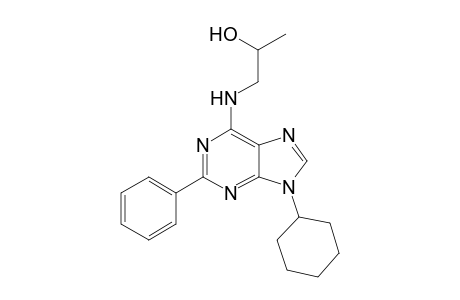 9-Cyclohexyl-6(N)-(2'-hydroxyprop-1'-yl)-2-phenyladenine