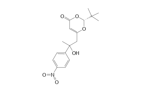 (2'RS,2R)-2-t-butyl-6-[2'-hydroxy-2'-(4''-nitrophenyl)propyl]-4H-1,3-dioxin-4-one