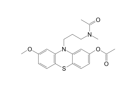 N-methyl-N-acetyl-2-acetoxy-8-methoxy-10H-phenothiazine-10-propanamine