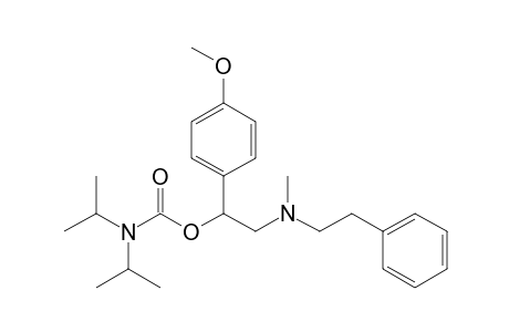 1-(4-Methoxyphenyl)-2-(N-methyl-N-phenylethylamino)ethyl N',N'-diisopropylcarbamate