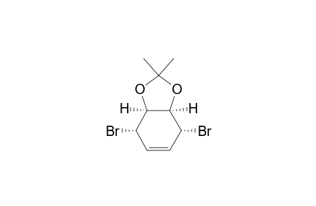 (3a.alpha.,4.alpha.,7.alpha.,7a.alpha.)-4,7-Dibromo-2,2-dimethyl-3a,4, 7,7a-tetrahydro-1,3-benzodioxole