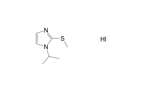 1-isopropyl-2-(methylthio)imidazole, monohydroiodide