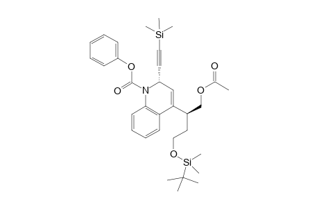 Phenyl (2S)-and (4'S)-4-{(S)-4-Acetoxy-1-[(tert-butyldimethylsilyl)-oxy]but-2-yl}-2-[(trimethylsilyl)ethynyl]-1,2-dihydroquinoline-1-carboxylate