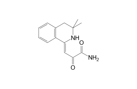 (3Z)-3-(3,3-dimethyl-2,4-dihydroisoquinolin-1-ylidene)-2-keto-propionamide