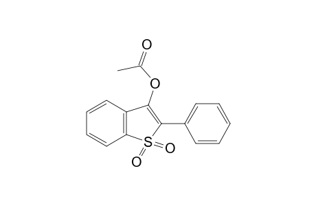 2-phenylbenzo[b]thiophene-3-ol, acetate, 1,1-dioxide