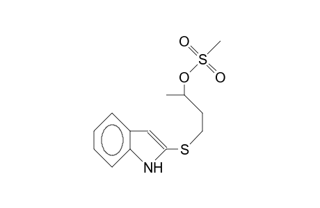 2-(3-Methylsulfonyloxybutylthio)-indole