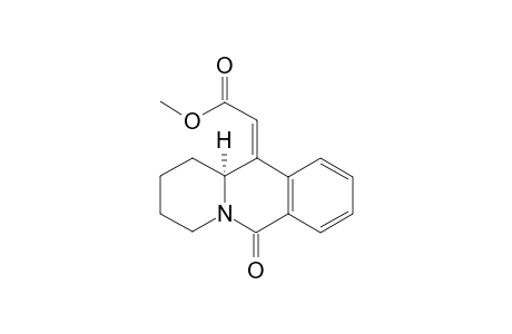 (S,Z)-11-Methoxycarbonylmethylidene-2,3,4,6,11,11a-hexahydro-1H-pyrido[1,2-b]isoquinoline-6-one