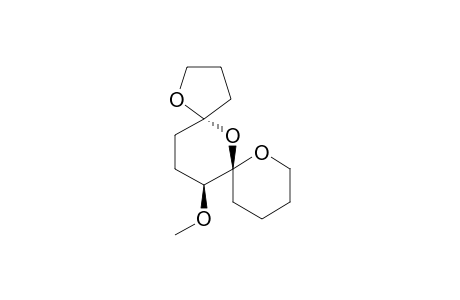(5R,7S,13S)-13-Methoxy-1,6,8-trioxadispiro[4.1.5.3]pentadecane