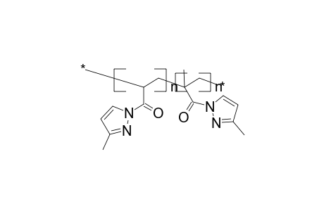 Poly[1-(3-methyl-1-pyrazolylcarbonyl)ethylene-co-1-methyl-1-(3-methyl-1-pyrazolylcarbonyl)ethylene]