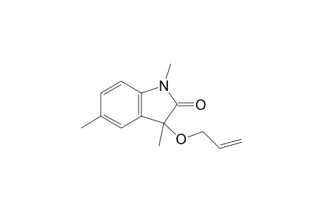 3-(Allyloxy)-1,3,5-trimethylindolin-2-one