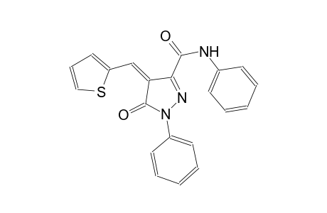 1H-pyrazole-3-carboxamide, 4,5-dihydro-5-oxo-N,1-diphenyl-4-(2-thienylmethylene)-, (4Z)-