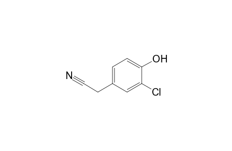 2-(3-Chloranyl-4-oxidanyl-phenyl)ethanenitrile
