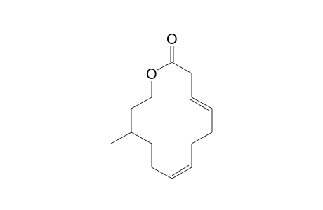 (4E,8Z)-12-Methyloxacyclotetradec-4,8-dien-2-one