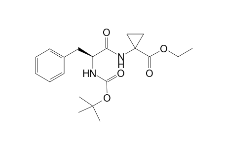 Ethyl N-t-butyloxycarbonyl-L-phenylalanyl-1-aminocyclopropanecarboxylate (Boc-Phe-Acc-OEt)