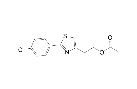 4-Thiazoleethanol, 2-(p-chlorophenyl)-, acetate (ester)