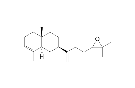 3-[3-[(2R,4aR,8aR)-4a,8-dimethyl-2,3,4,5,6,8a-hexahydro-1H-naphthalen-2-yl]but-3-enyl]-2,2-dimethyloxirane