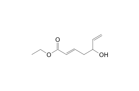 2,6-heptadienoic acid, 5-hydroxy-, ethyl ester(E)
