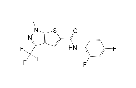 1H-thieno[2,3-c]pyrazole-5-carboxamide, N-(2,4-difluorophenyl)-1-methyl-3-(trifluoromethyl)-