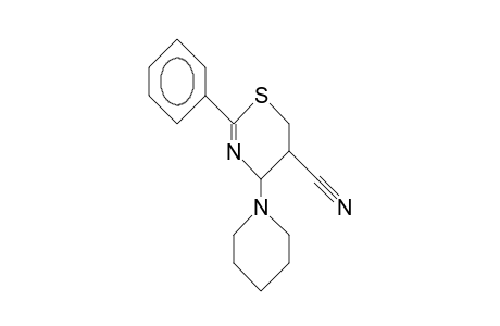 2-Phenyl-4-piperidinyl-5-cyano-4,5-dihydro-6H-1,3-thiazine