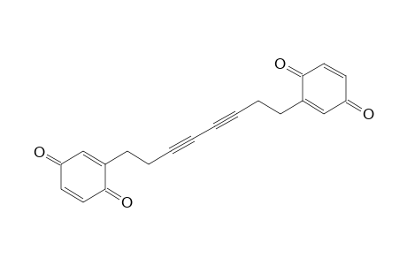 2-[8-(3,6-diketocyclohexa-1,4-dien-1-yl)octa-3,5-diynyl]-p-benzoquinone