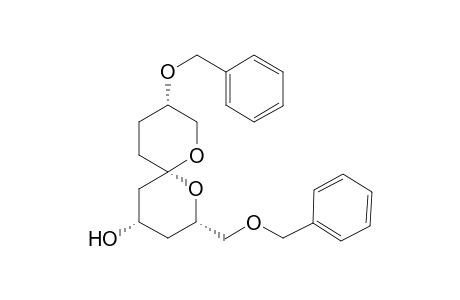 (2S,4S,6S,9S)-9-Benzyloxy-2-((benzyloxy)methyl)-1,7-dioxaspiro[5.5]undecan-4-ol