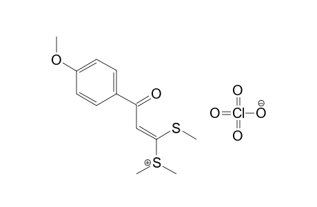 S-[3-(4-Methoxyphenyl)-1-methylthio-3-oxopropenyl]-S,S-dimethylsulfinylinium perchlorate