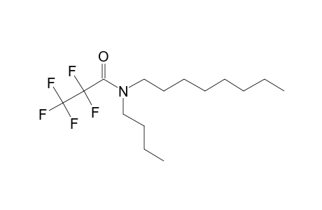 Pentafluoropropionamide, N-butyl-N-octyl-