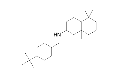 2-Naphthalenamine, N-[[4-(1,1-dimethylethyl)cyclohexyl]methyl]decahydro-5,5,8a-trimethyl-